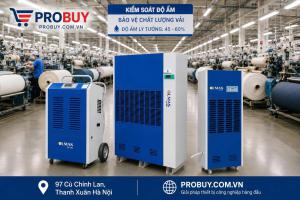 Giải pháp kiểm soát độ ẩm hiệu quả cho nhà máy dệt may bằng Máy hút ẩm công nghiệp Olmas